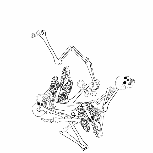 Dem bones dem bones dem – dry bones!