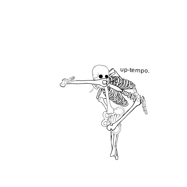 Dem bones dem bones dem – dry bones!