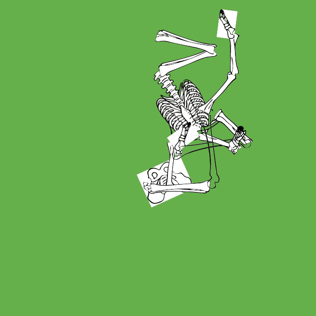 Dem bones dem bones dem – dry bones!