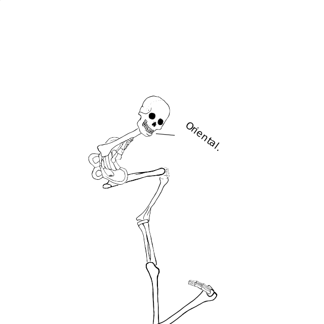 Dem bones dem bones dem – dry bones!