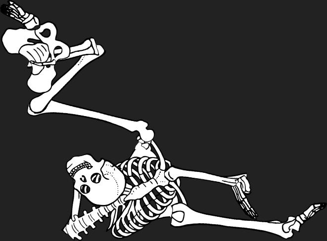 Dem bones dem bones dem – dry bones!