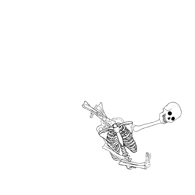 Dem bones dem bones dem – dry bones!