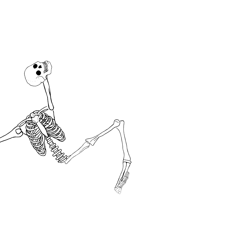 Dem bones dem bones dem – dry bones!
