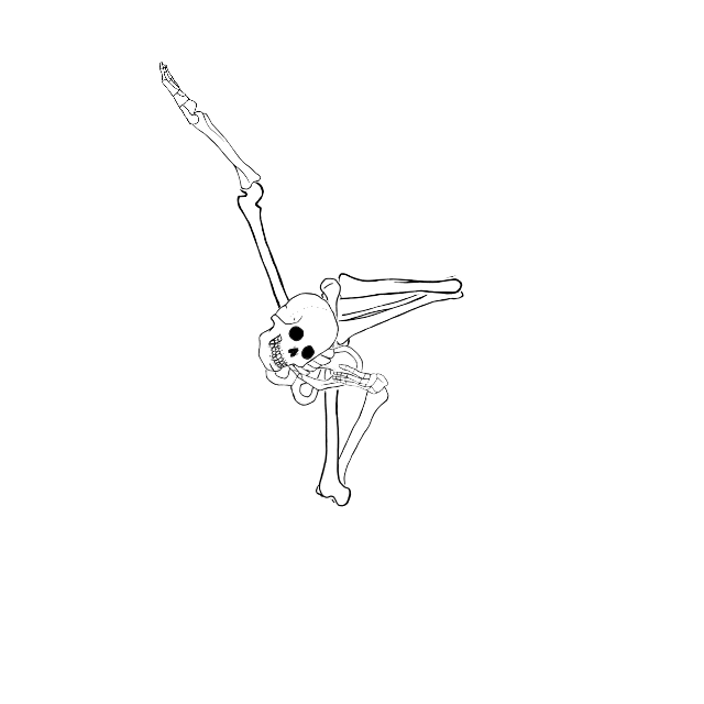 Dem bones dem bones dem – dry bones!