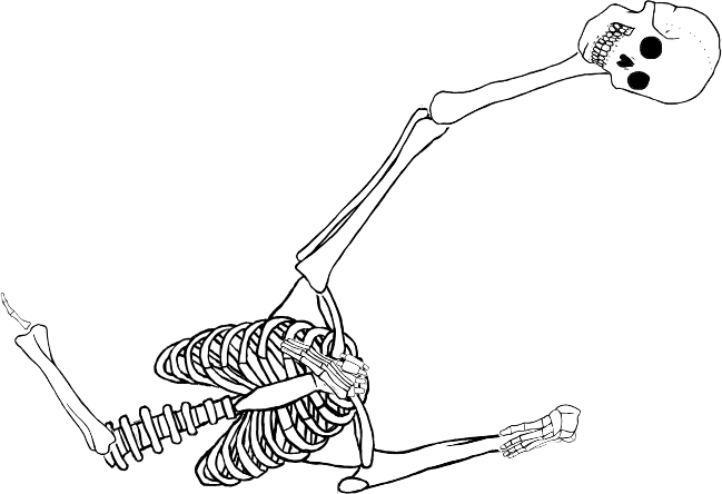 Dem bones dem bones dem – dry bones!