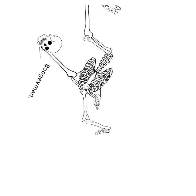 Dem bones dem bones dem – dry bones!