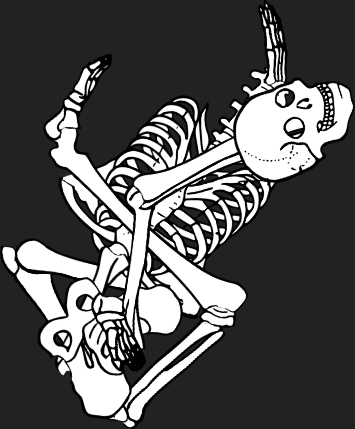 Dem bones dem bones dem – dry bones!