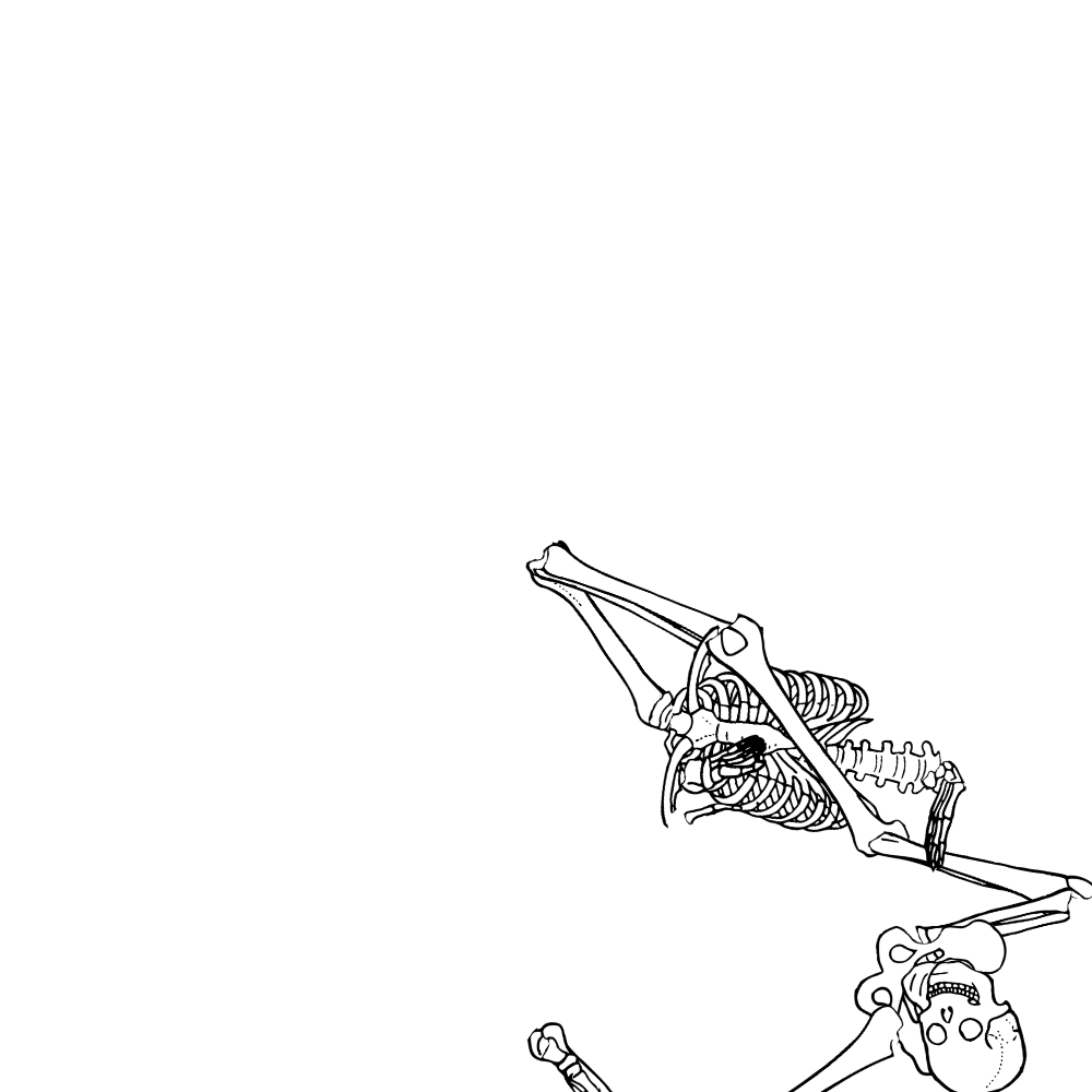 Dem bones dem bones dem – dry bones!