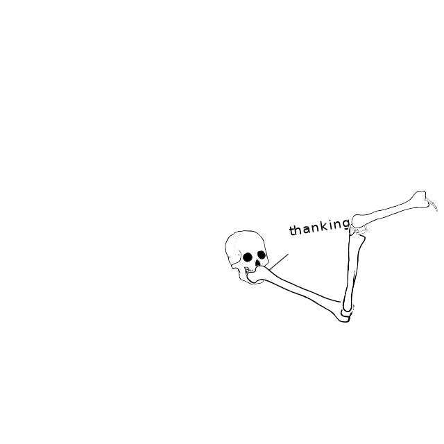 Dem bones dem bones dem – dry bones!