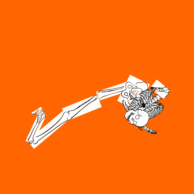 Dem bones dem bones dem – dry bones!