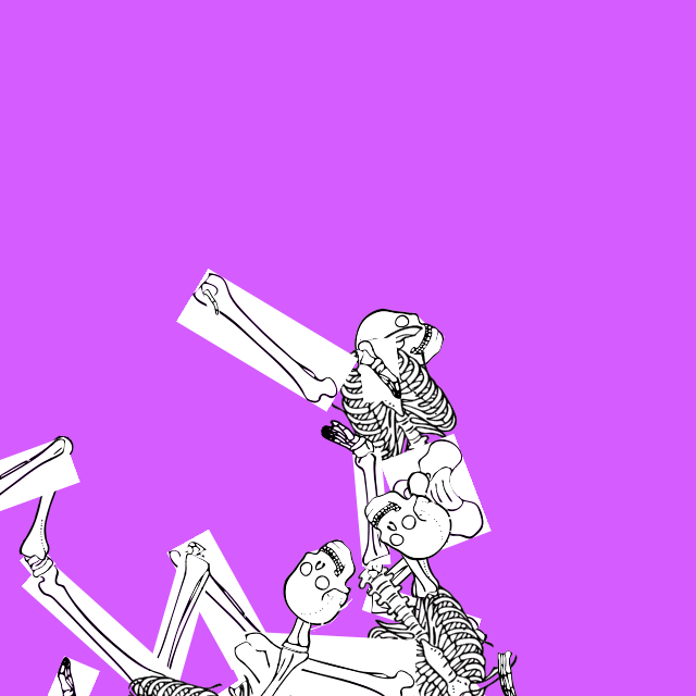 Dem bones dem bones dem – dry bones!