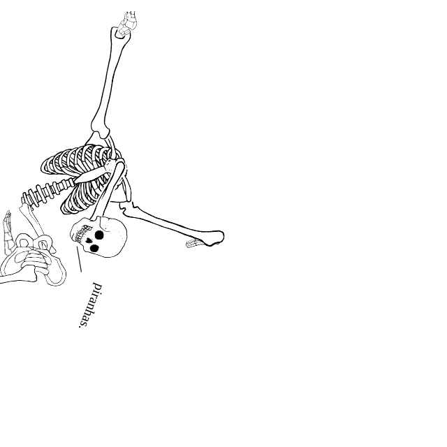 Dem bones dem bones dem – dry bones!
