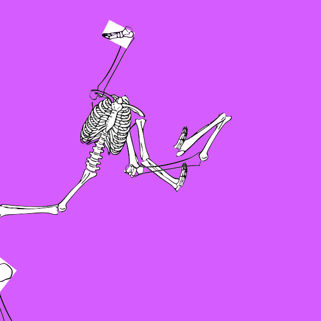Dem bones dem bones dem – dry bones!