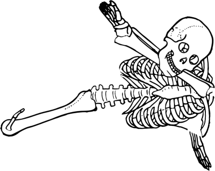 Dem bones dem bones dem – dry bones!