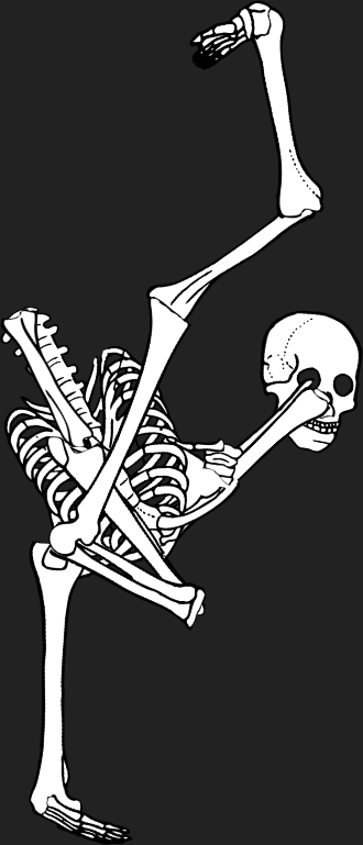 Dem bones dem bones dem – dry bones!