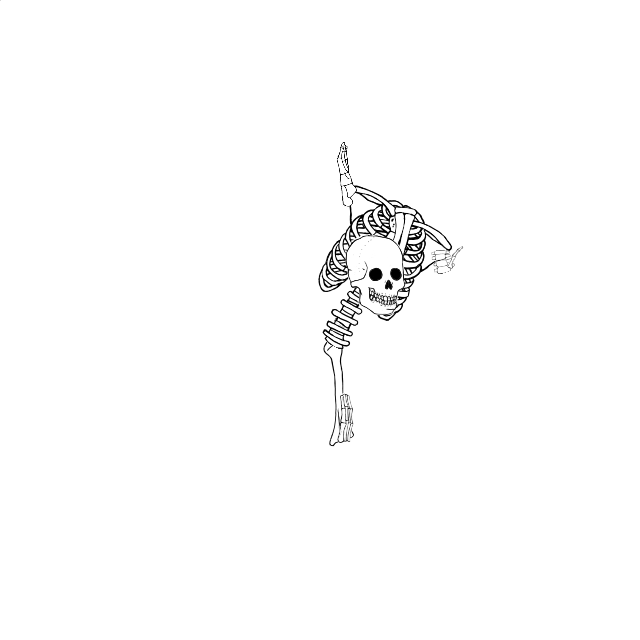 Dem bones dem bones dem – dry bones!