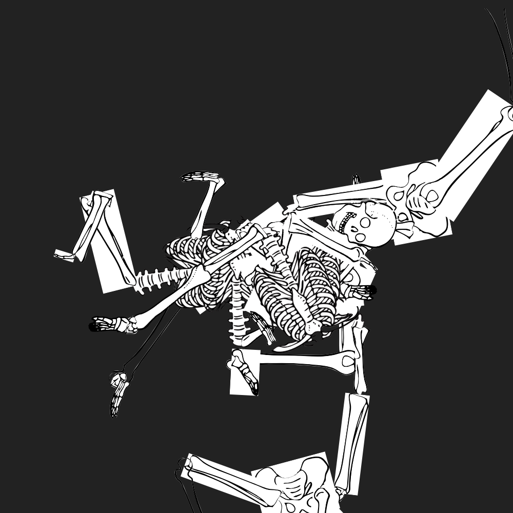 Dem bones dem bones dem – dry bones!