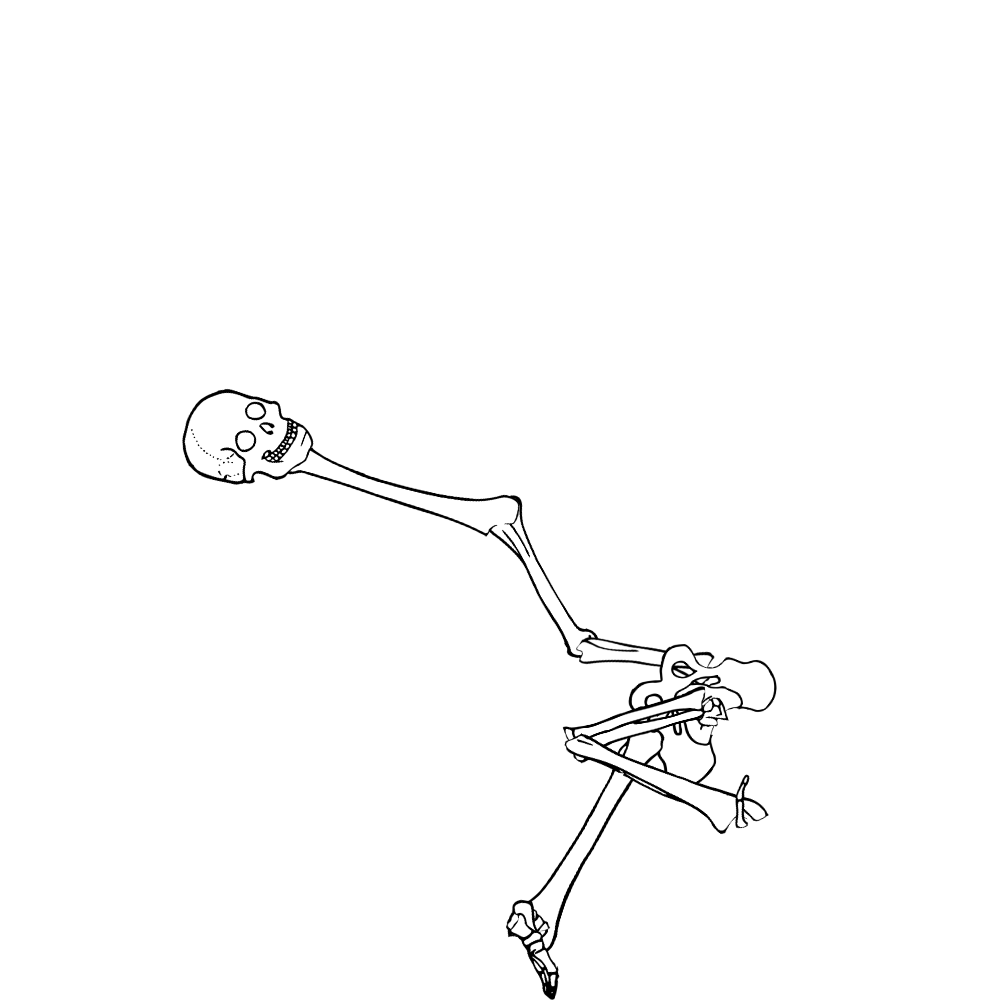 Dem bones dem bones dem – dry bones!