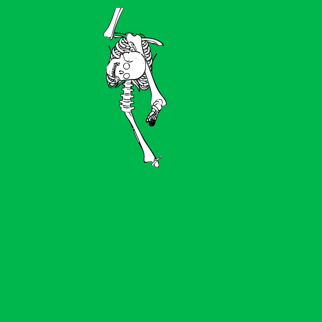 Dem bones dem bones dem – dry bones!