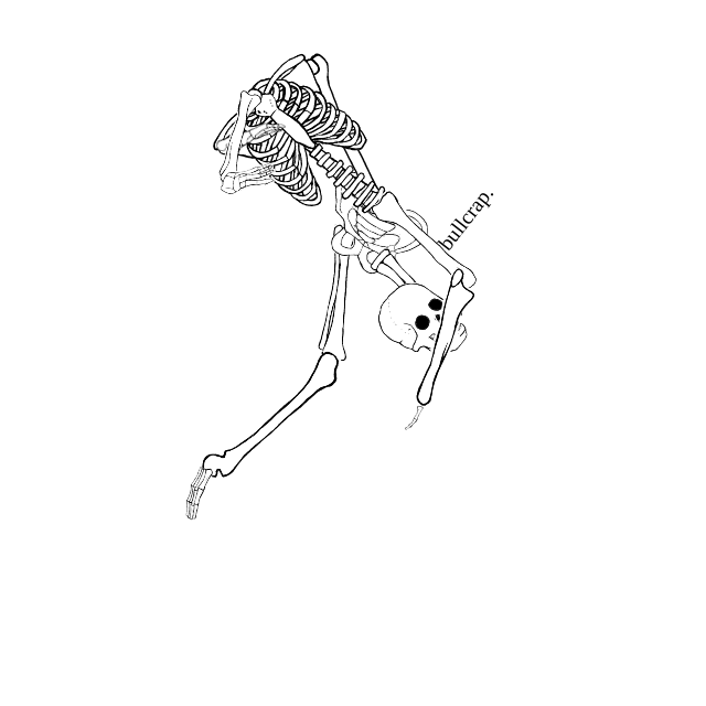 Dem bones dem bones dem – dry bones!