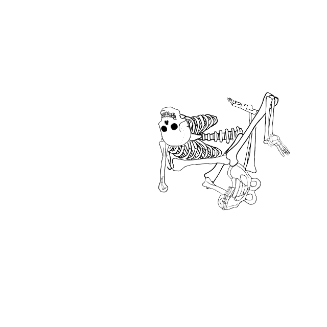 Dem bones dem bones dem – dry bones!
