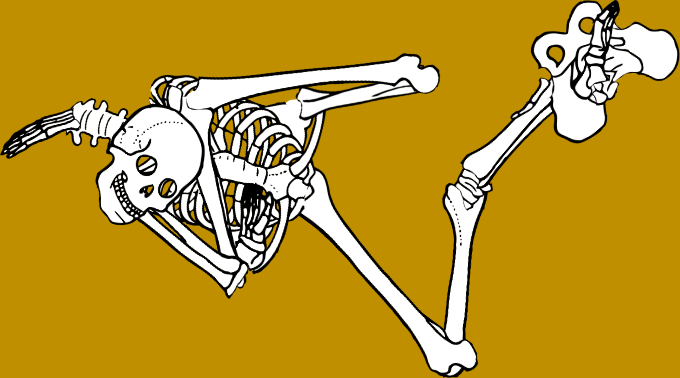Dem bones dem bones dem – dry bones!