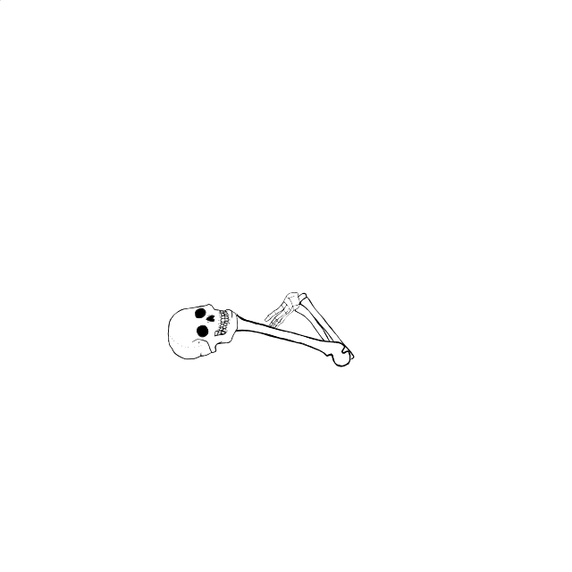 Dem bones dem bones dem – dry bones!