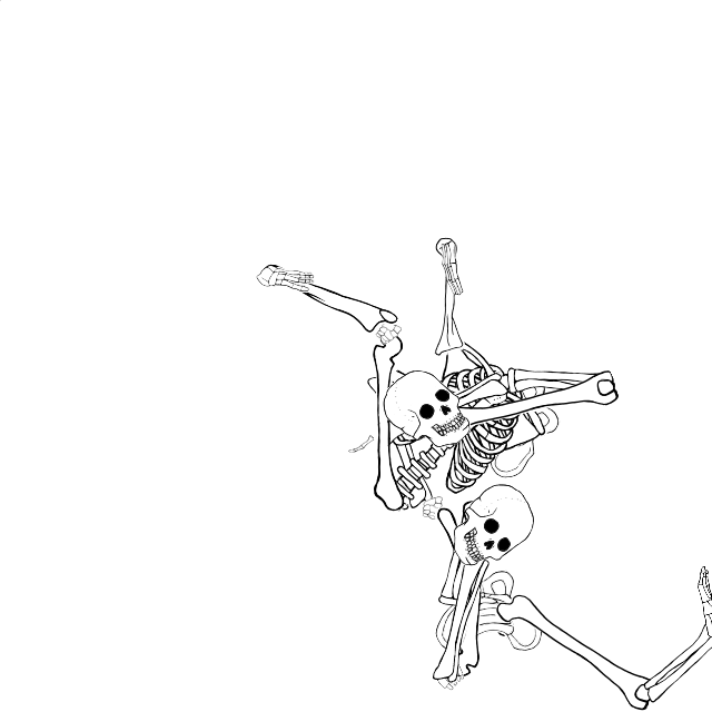 Dem bones dem bones dem – dry bones!