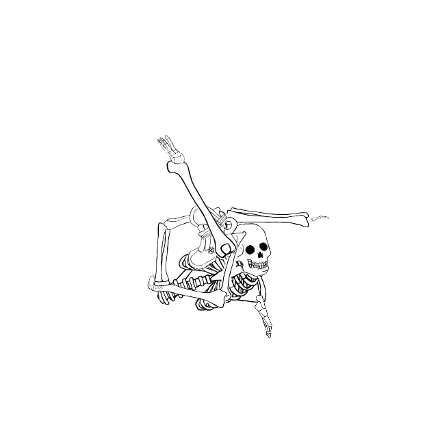 Dem bones dem bones dem – dry bones!