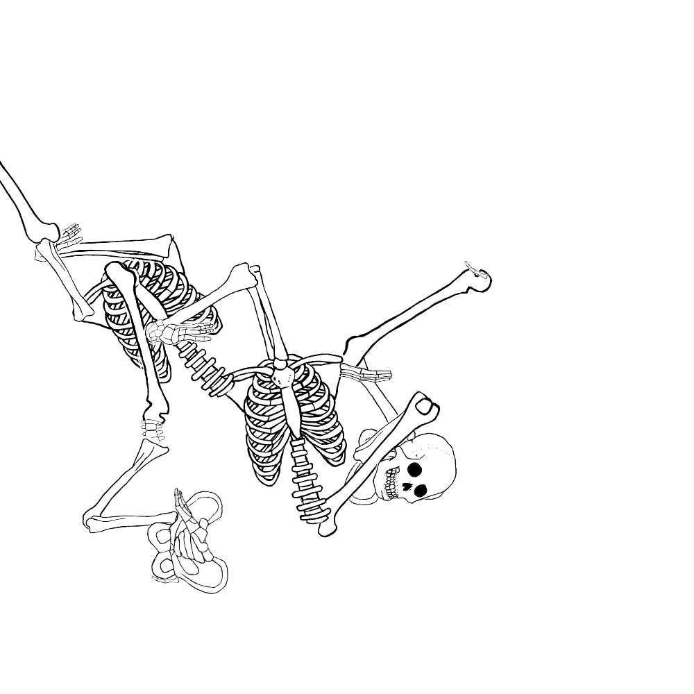 Dem bones dem bones dem – dry bones!