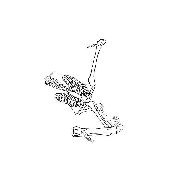 Dem bones dem bones dem – dry bones!