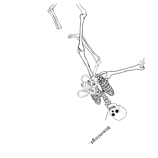 Dem bones dem bones dem – dry bones!
