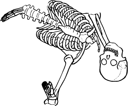 Dem bones dem bones dem – dry bones!