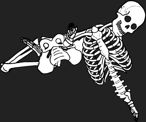 Dem bones dem bones dem – dry bones!