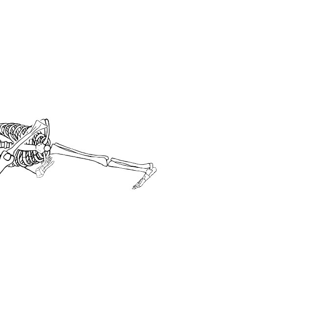 Dem bones dem bones dem – dry bones!