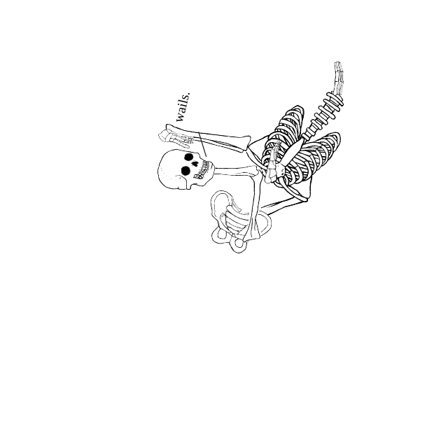 Dem bones dem bones dem – dry bones!