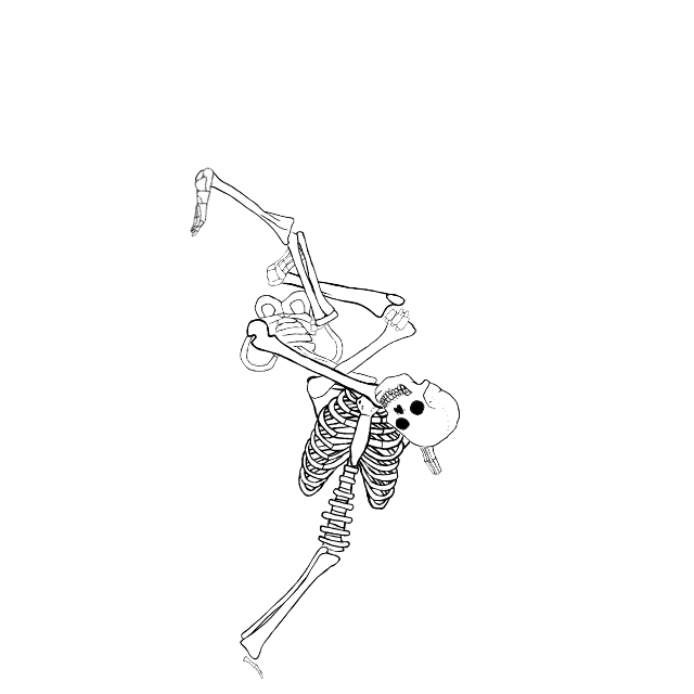 Dem bones dem bones dem – dry bones!