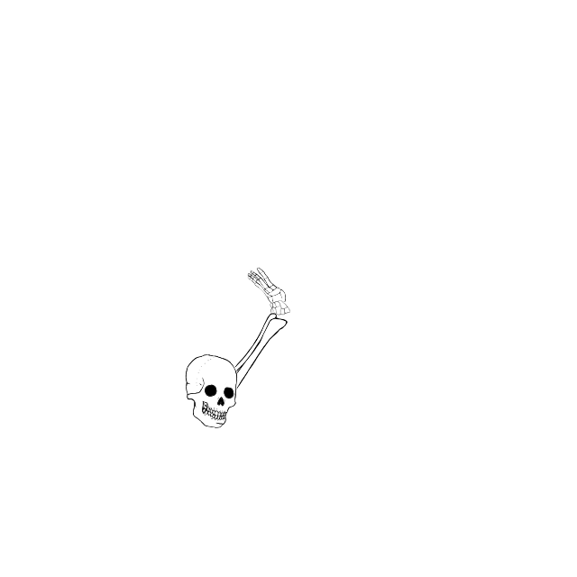 Dem bones dem bones dem – dry bones!