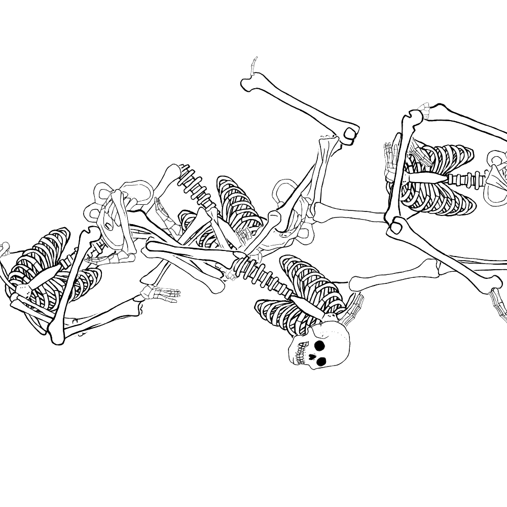 Dem bones dem bones dem – dry bones!