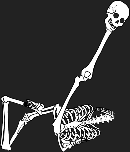 Dem bones dem bones dem – dry bones!