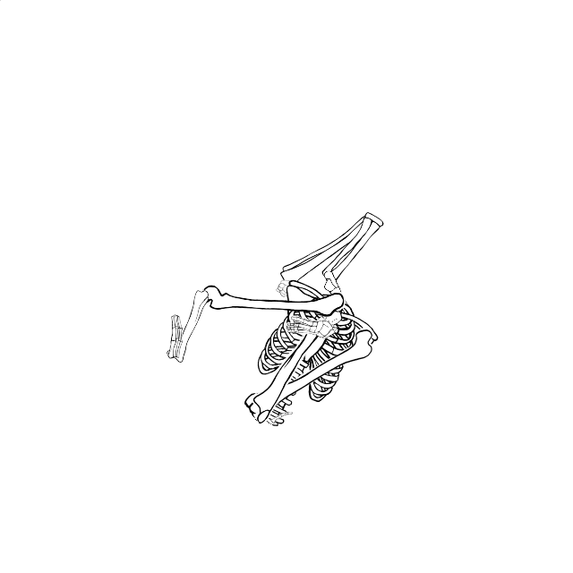 Dem bones dem bones dem – dry bones!