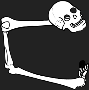 Dem bones dem bones dem – dry bones!