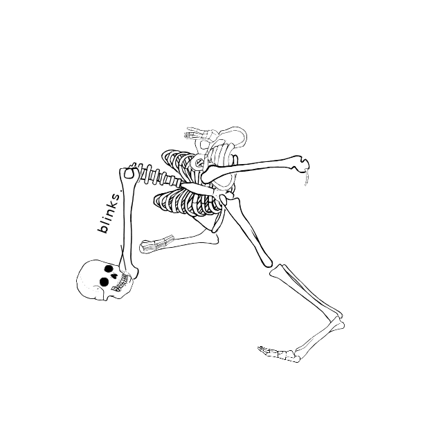 Dem bones dem bones dem – dry bones!