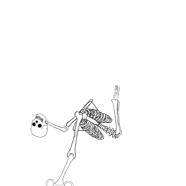 Dem bones dem bones dem – dry bones!