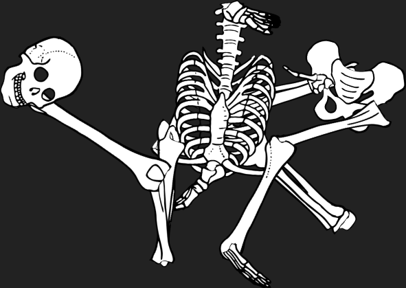 Dem bones dem bones dem – dry bones!