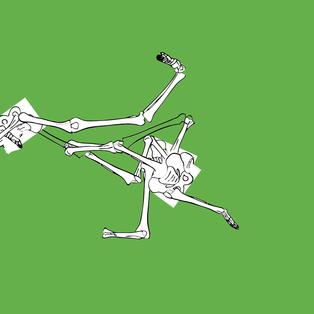Dem bones dem bones dem – dry bones!