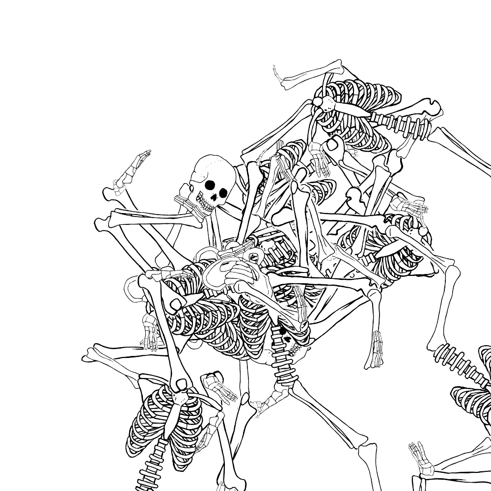 Dem bones dem bones dem – dry bones!