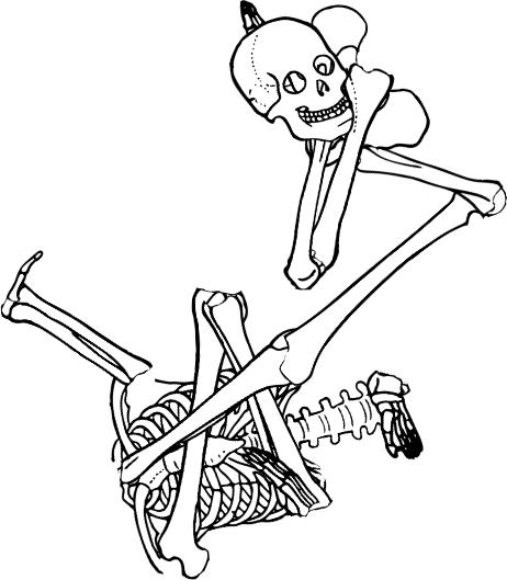Dem bones dem bones dem – dry bones!