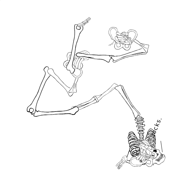 Dem bones dem bones dem – dry bones!