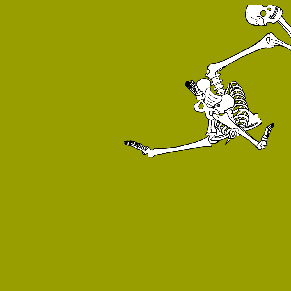 Dem bones dem bones dem – dry bones!